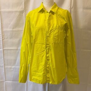 J.Crew Yellow Button-down Shirt - size 10